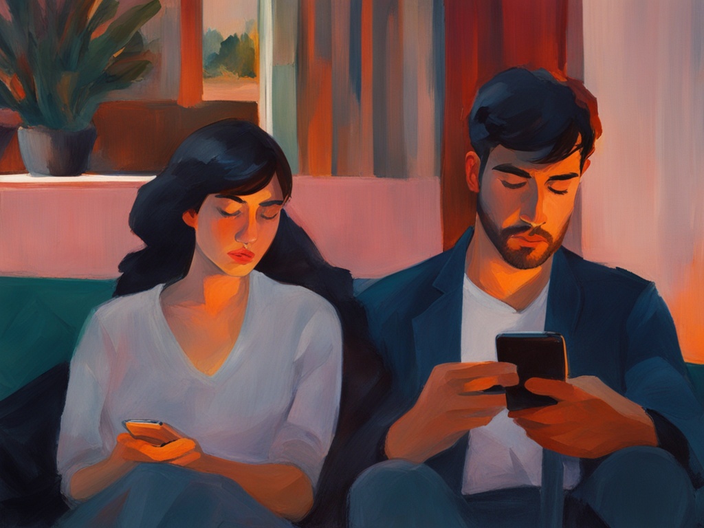 How do I handle a partner who is always on their phone?